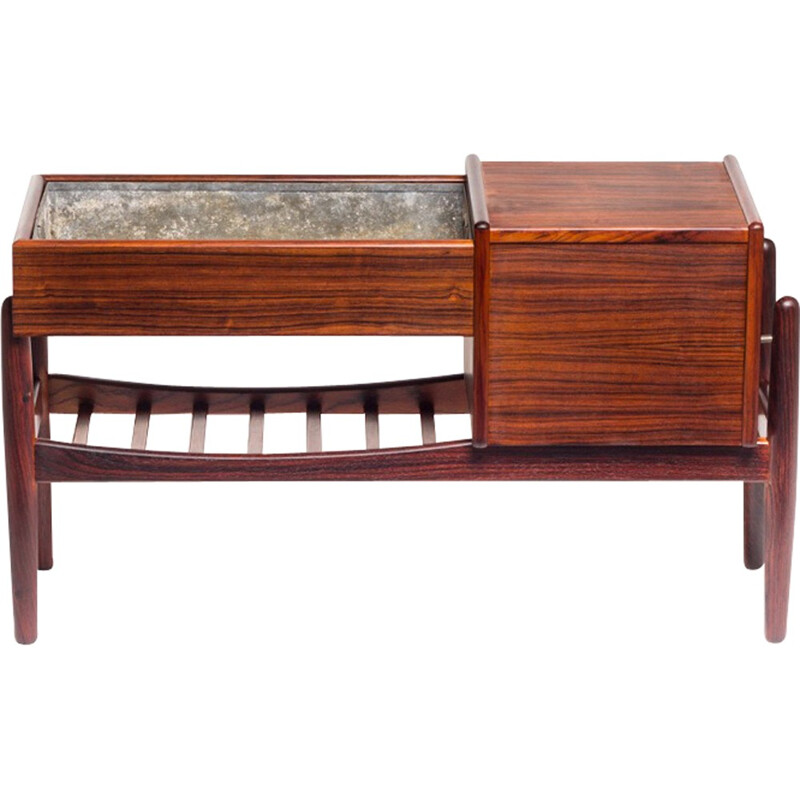 Vintage rosewood planter by Arne Wahl Iversen - 1960s