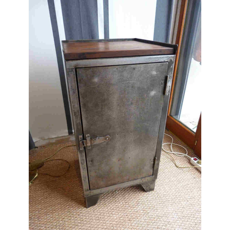 Vintage Industrial side cabinet - 1950s