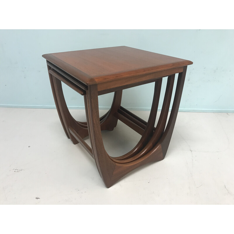 Vintage teak nest of sidetables by G-Plan - 1960s