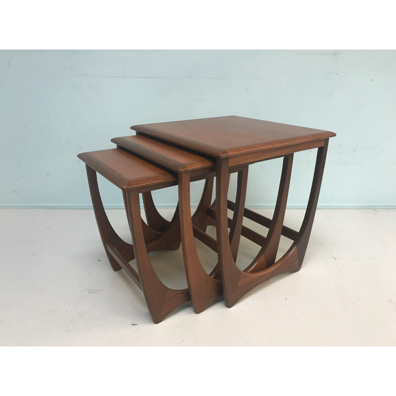 Vintage teak nest of sidetables by G-Plan - 1960s