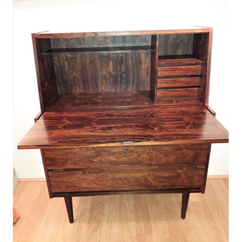 Vintage Scandinavian secretary in rosewood - 1960s