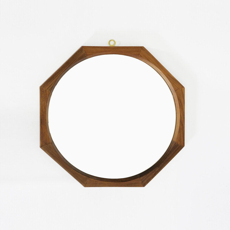 Italian octagonal mirror - 1960s