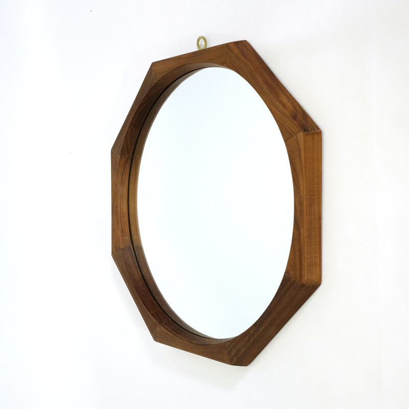 Italian octagonal mirror - 1960s