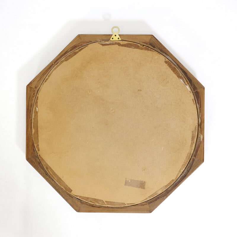Italian octagonal mirror - 1960s