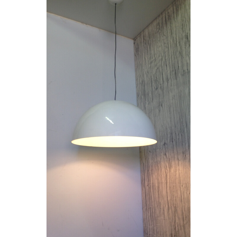 White hanging lamp "Sonora", Vico MAGISTRETTI - 1976