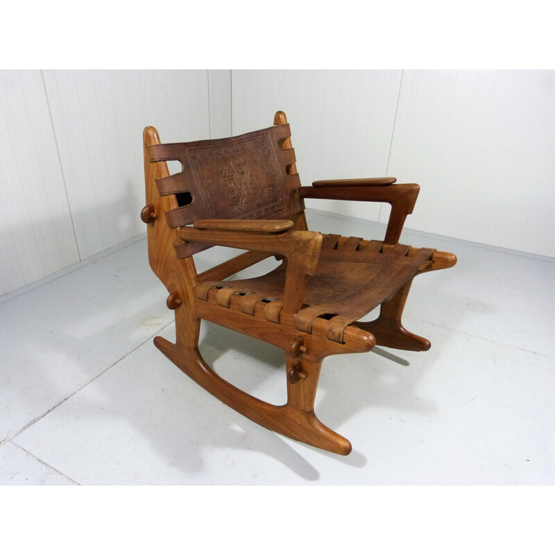 Vintage Rocking Chair by Angel Pazmino - 1960s