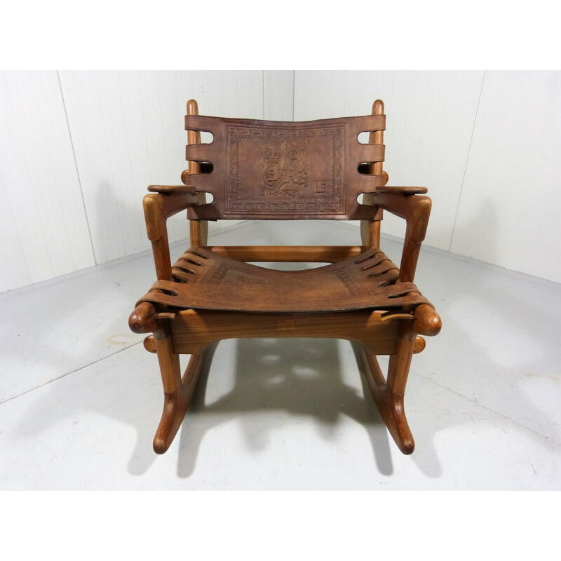 Vintage Rocking Chair by Angel Pazmino - 1960s