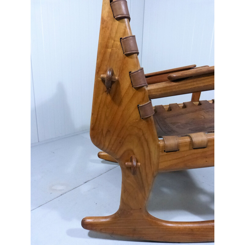 Vintage Rocking Chair by Angel Pazmino - 1960s