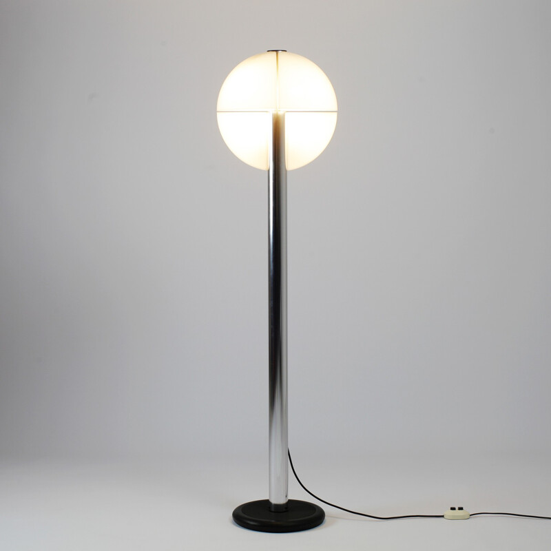 Spicchio Floor lamp by Danilo and Corrado Aroldi for Stilnovo, Italy - 1970