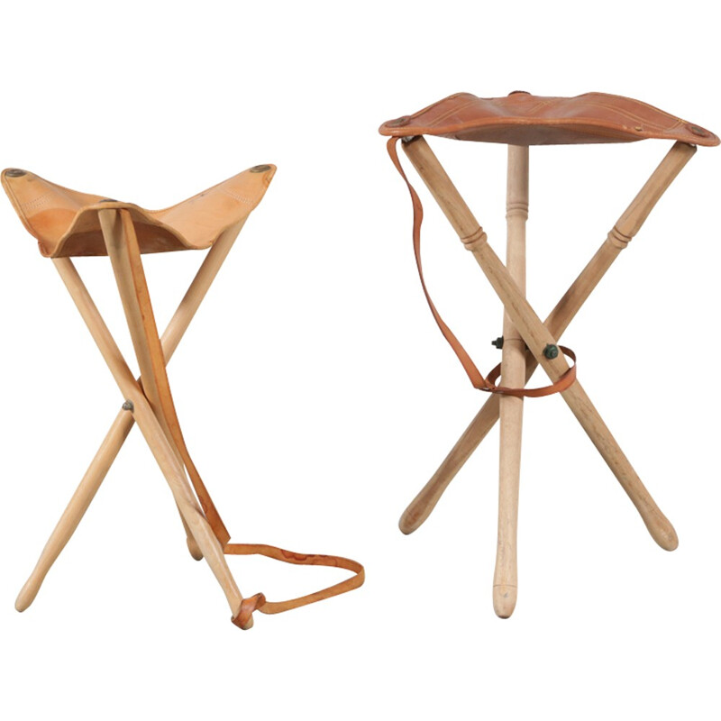 Vintage foldable stools - 1960s
