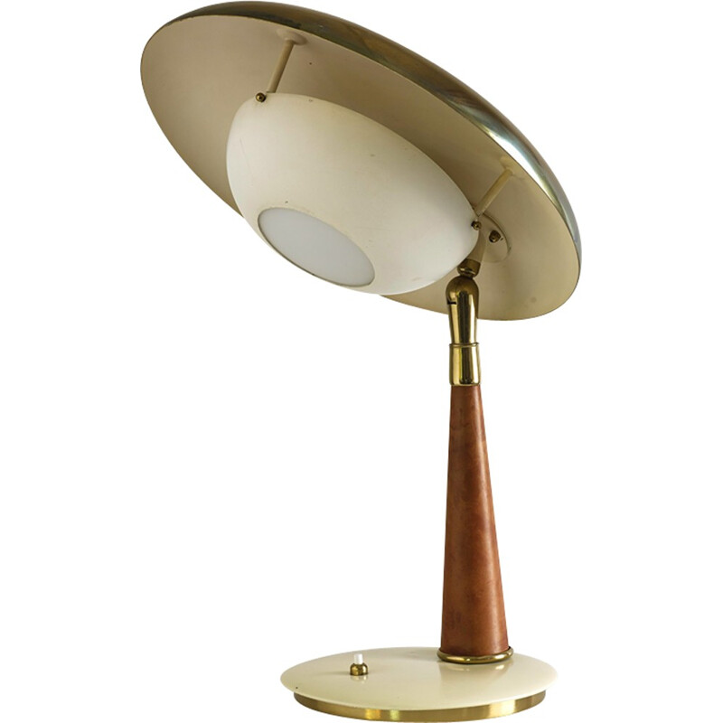 Angelo Lelii brass table lamp - 1960s