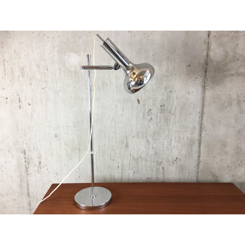 Italian chrome table lamp - 1960s
