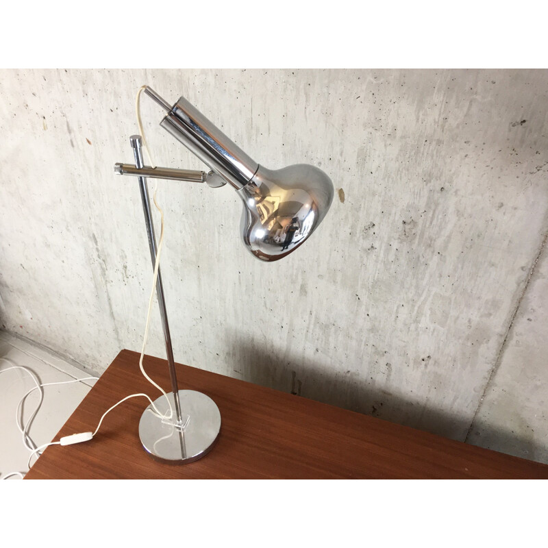 Italian chrome table lamp - 1960s