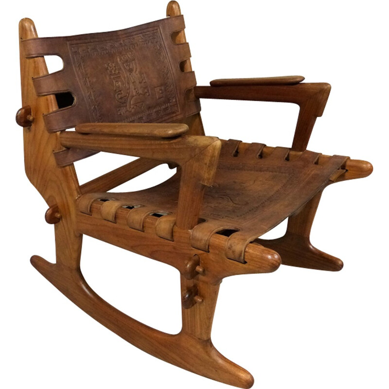 Vintage Rocking Chair by Angel Pazmino - 1960s