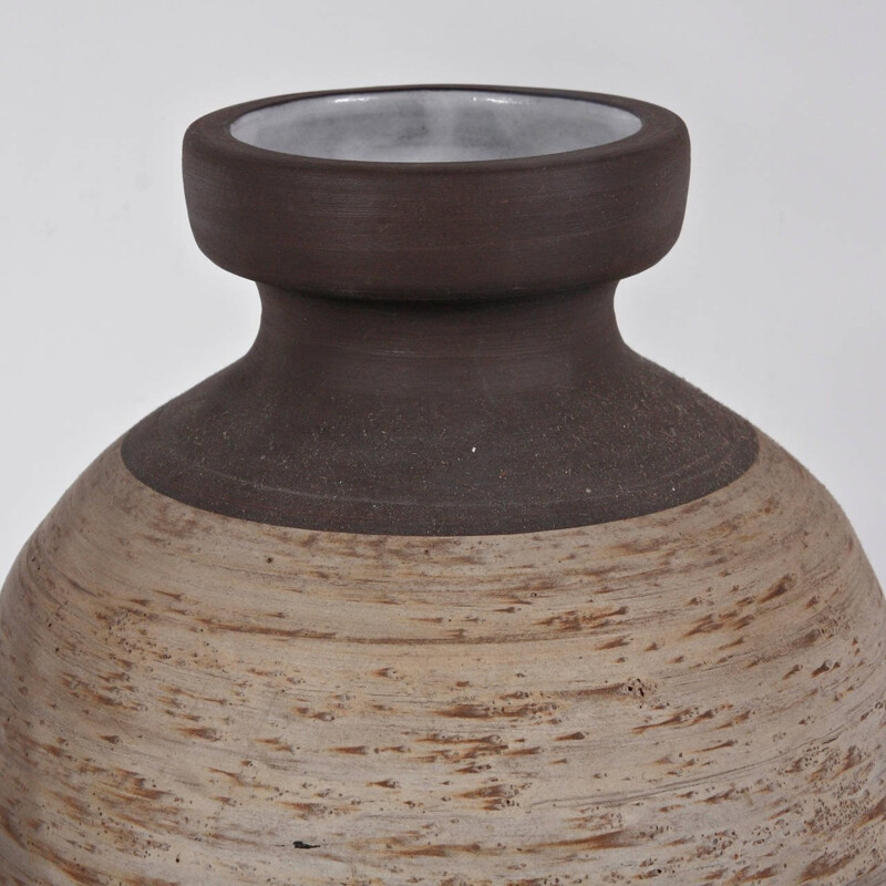 Par de vasos de cerâmica vintage de Ravelli, Holanda 1960