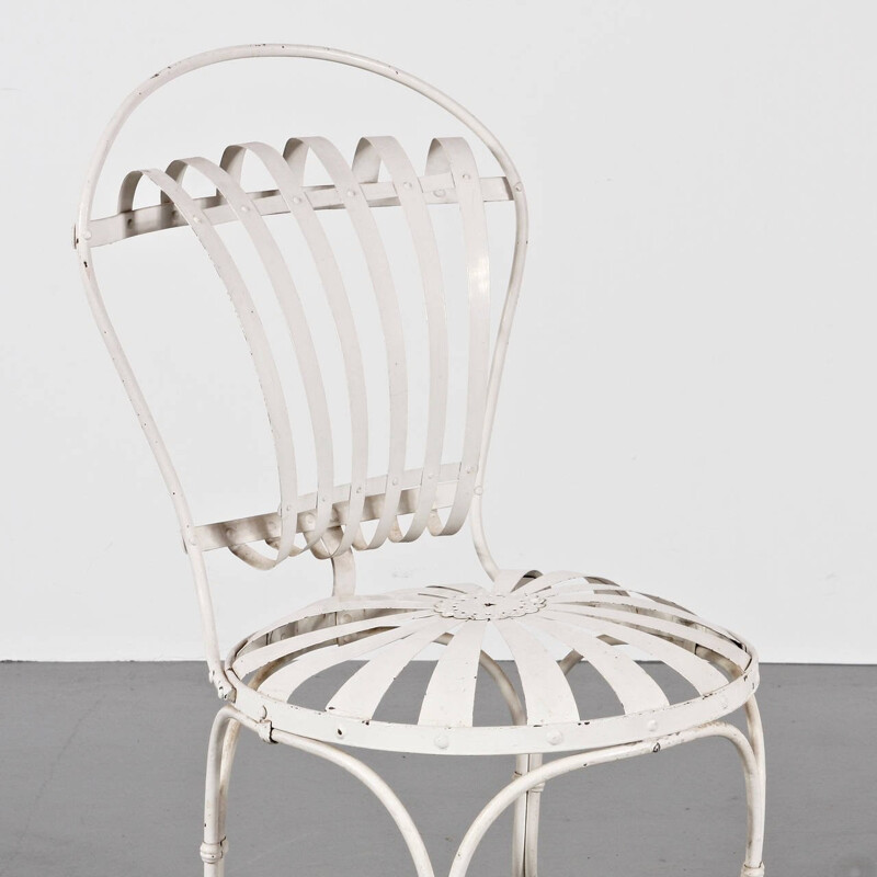 Pair of Vintage Garden Chairs by Francois CARRE - 1930s