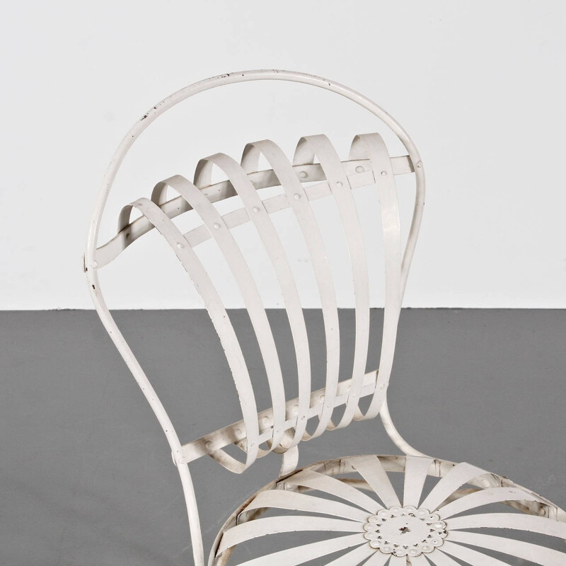 Pair of Vintage Garden Chairs by Francois CARRE - 1930s