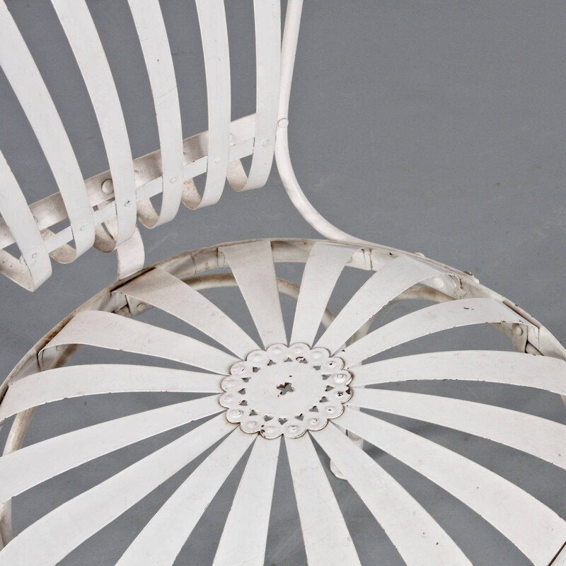 Pair of Vintage Garden Chairs by Francois CARRE - 1930s