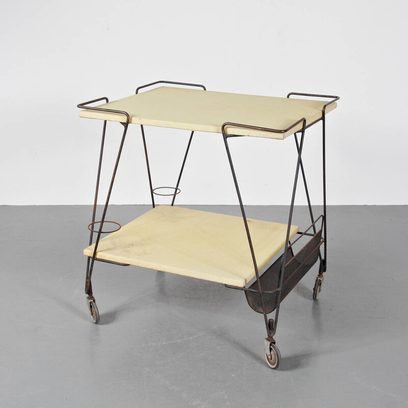 Tea Trolley, Mathieu MATEGOT - 1950s