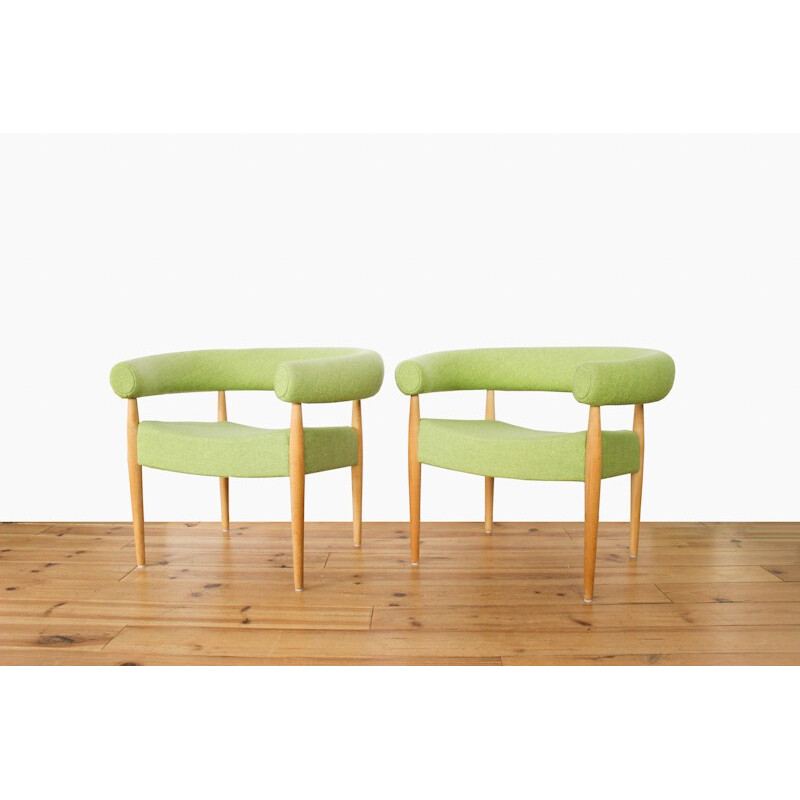 Set of 2 Vintage  Armchairs by Nana Ditzel, Denmark - 1980s