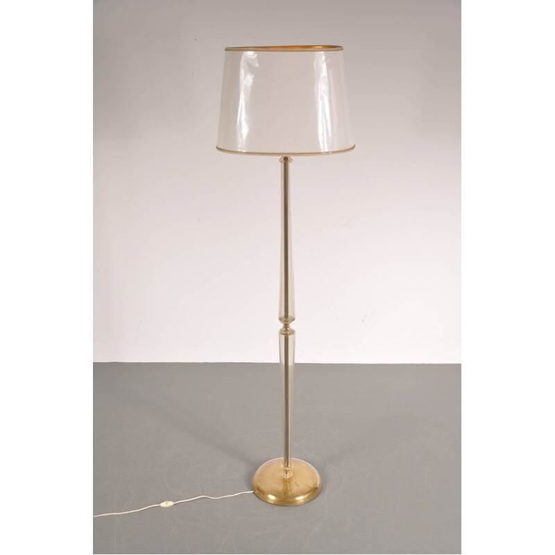 Vintage Murano Glass Floor Lamp - 1940s