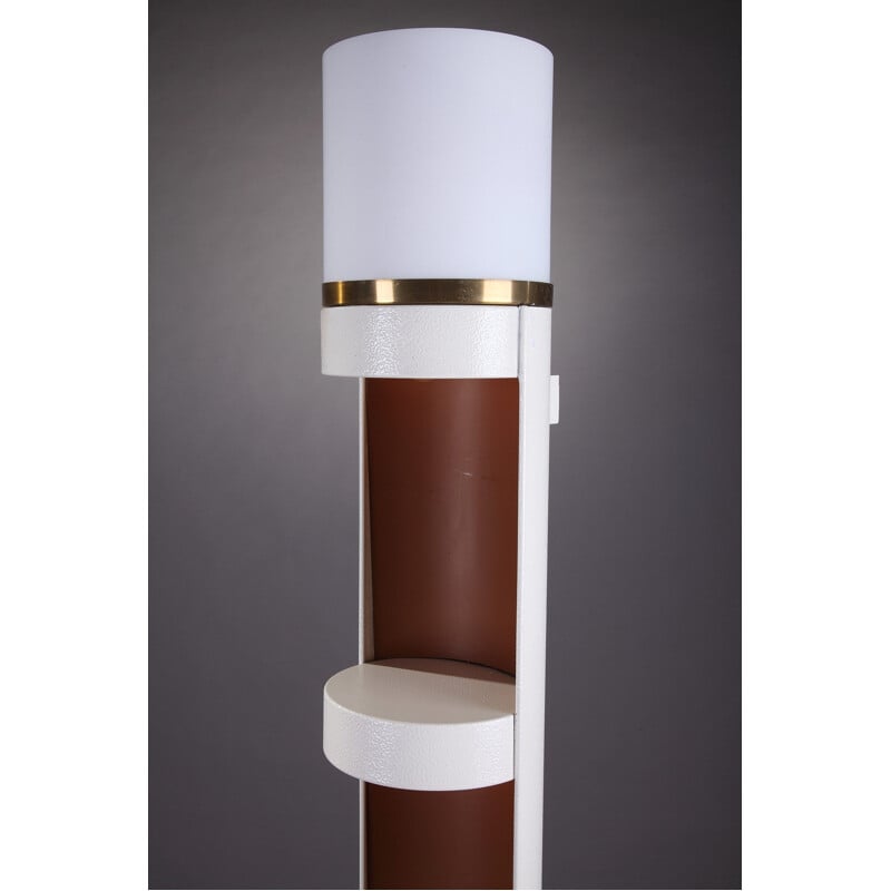 Colonne étagère lumineuse par Jean Perzel - 1960