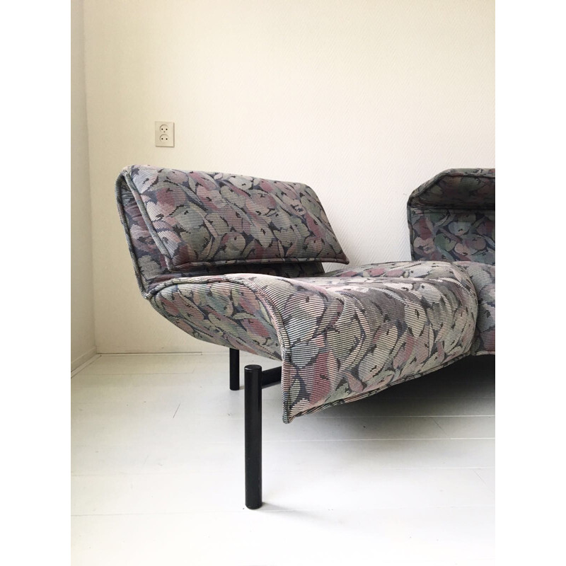 Vico Magistretti Pastel Colored "Veranda" Sofa for Cassina - 1980s