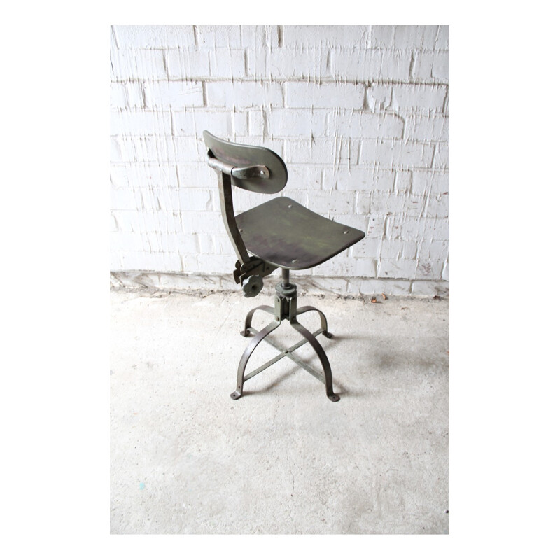 Vintage Bienaise Industrial Chair - 1950s