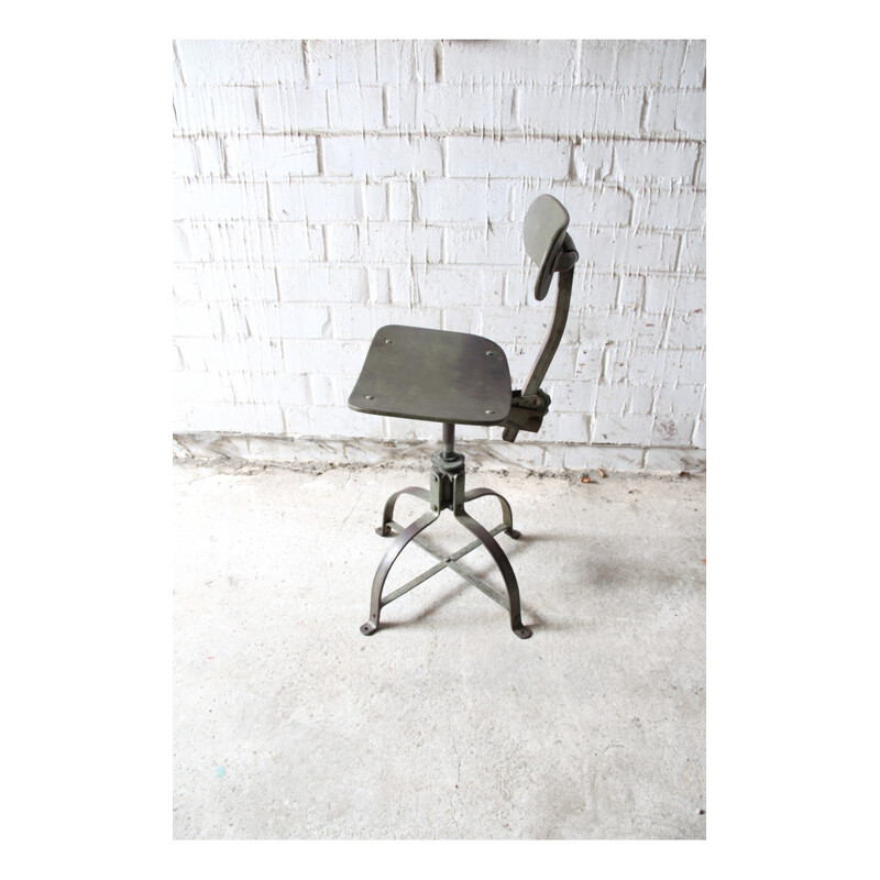 Vintage Bienaise Industrial Chair - 1950s