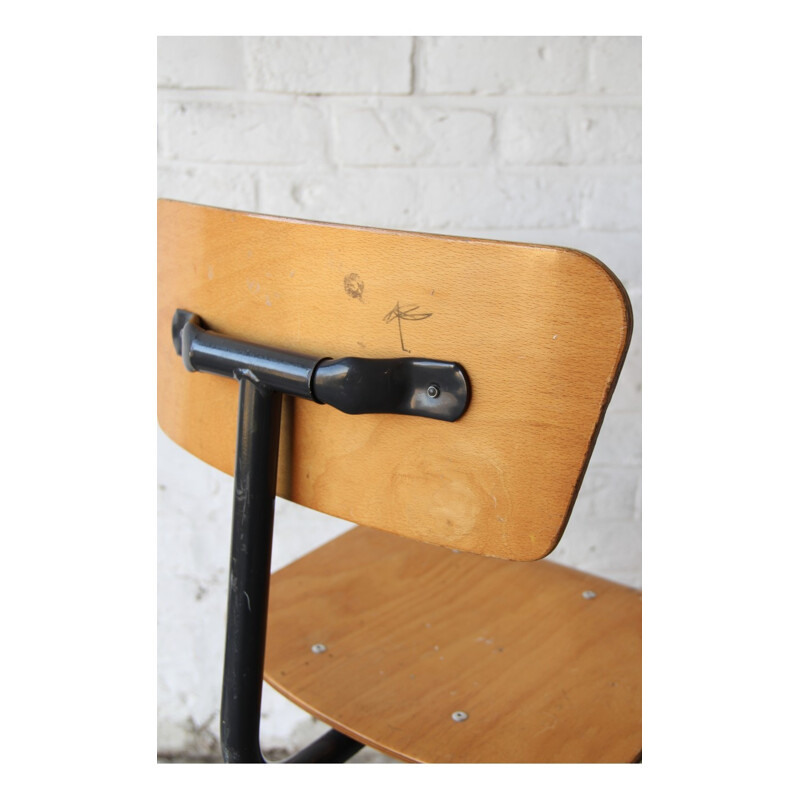 Chaise de bureau pivotante vintage vintage - 1970