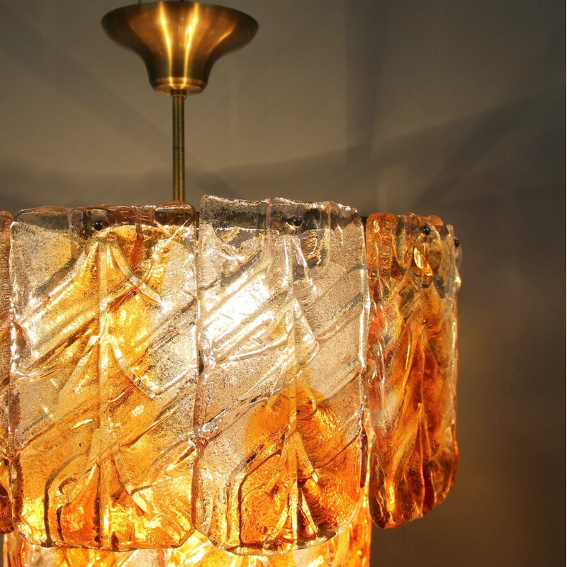 Vintage Italian hanging lamp by Murano - 1970s