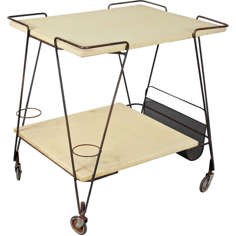 Tea Trolley, Mathieu MATEGOT - 1950s