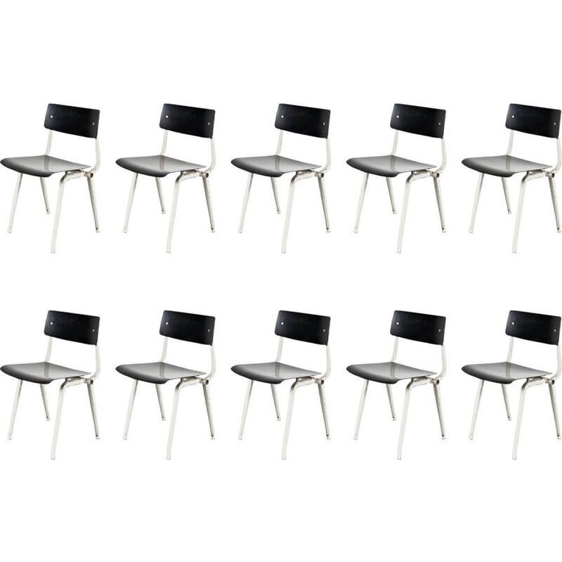 Set of 10 Theater Chairs by Friso KRAMER - 1950s
