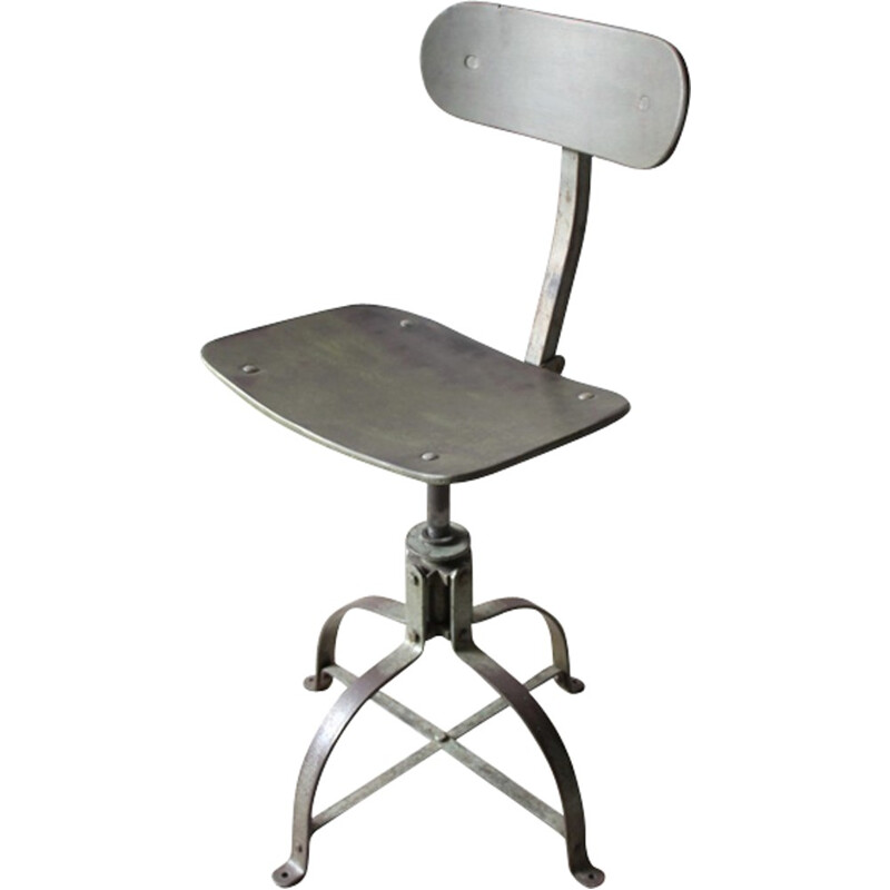 Vintage Bienaise Industrial Chair - 1950s