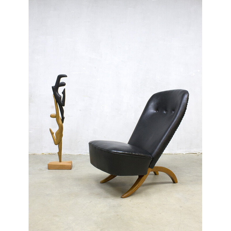 Fauteuil vintage "Congo" de Theo Ruth - 1950