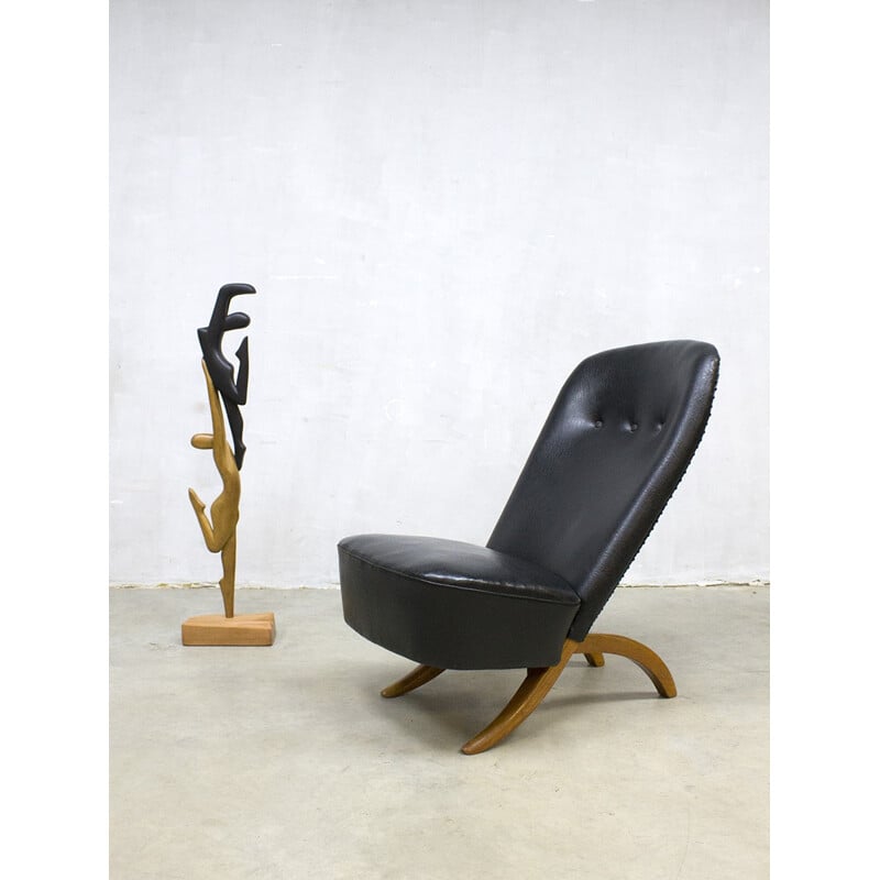 Vintage "Congo" armchair by Theo Ruth - 1950s