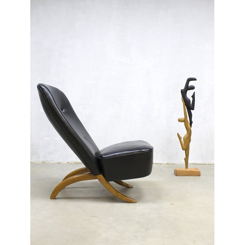 Fauteuil vintage "Congo" de Theo Ruth - 1950