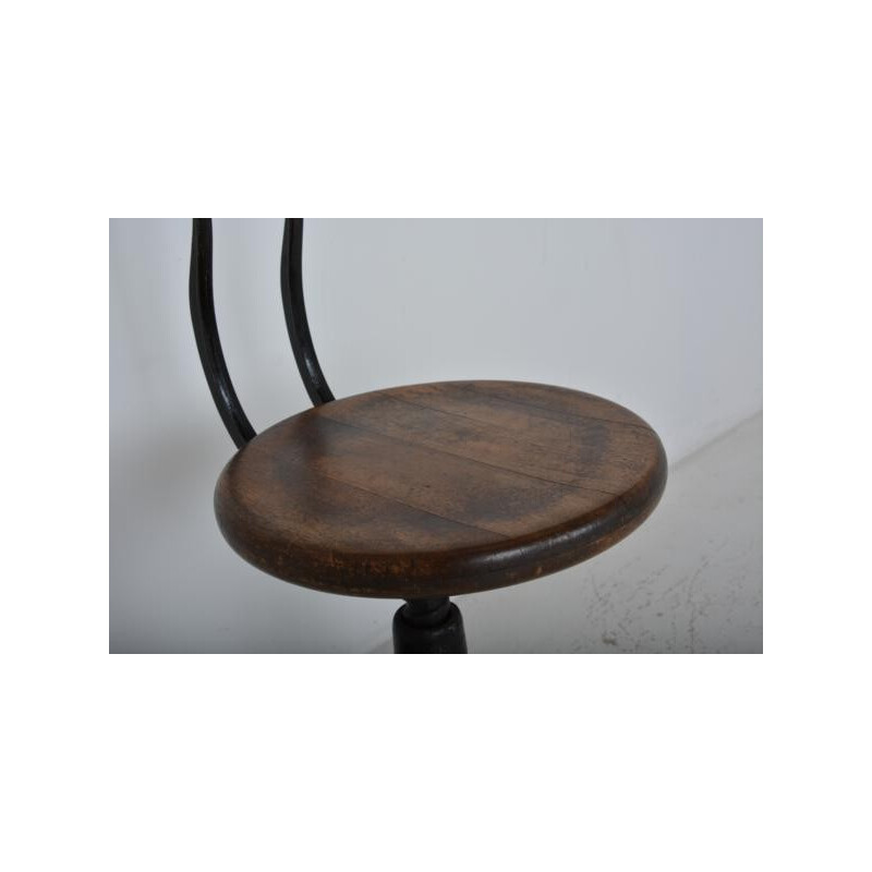 Vintage Singer workshop stool - 1950s