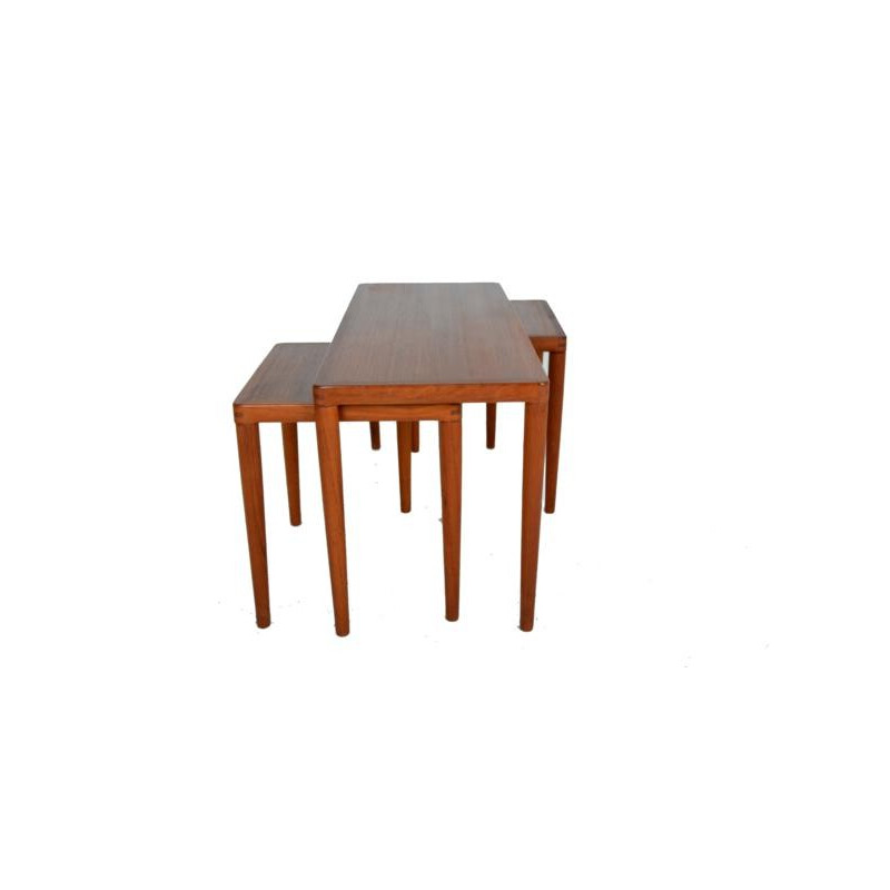 Scandinavian teak nesting tables - 1960s