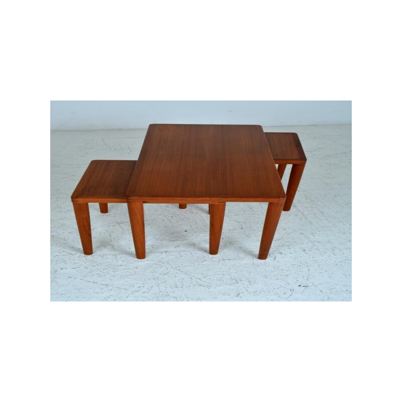 Scandinavian teak nesting tables - 1960s