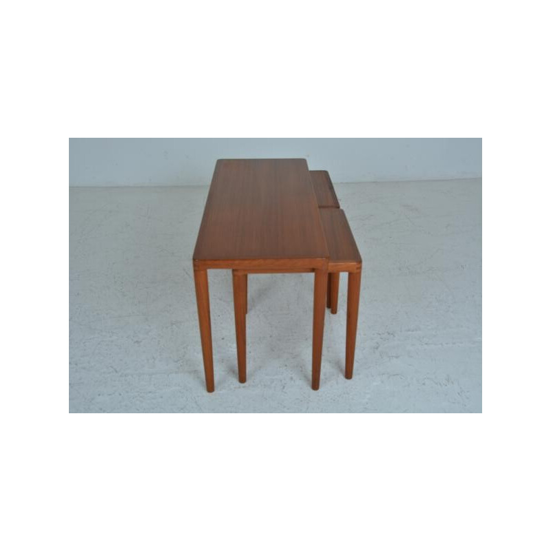 Scandinavian teak nesting tables - 1960s