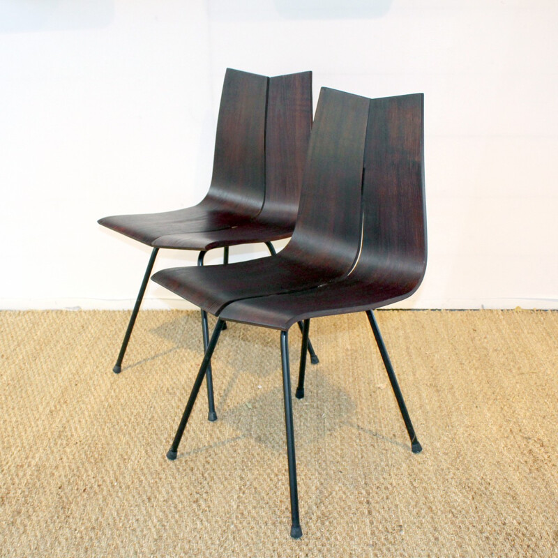 Paire de chaises vintage de Hans Bellmann - 1960