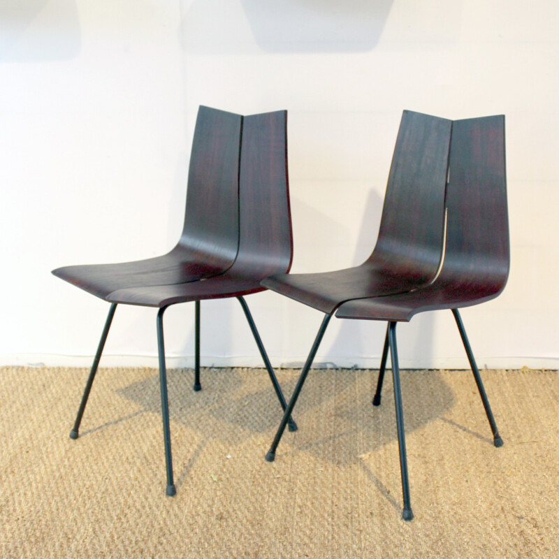Pair of vintage chairs by Hans Bellmann - 1960s