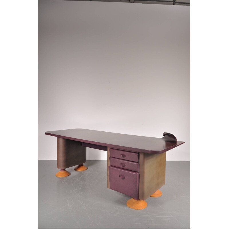 Vintage dutch desk - 1980s