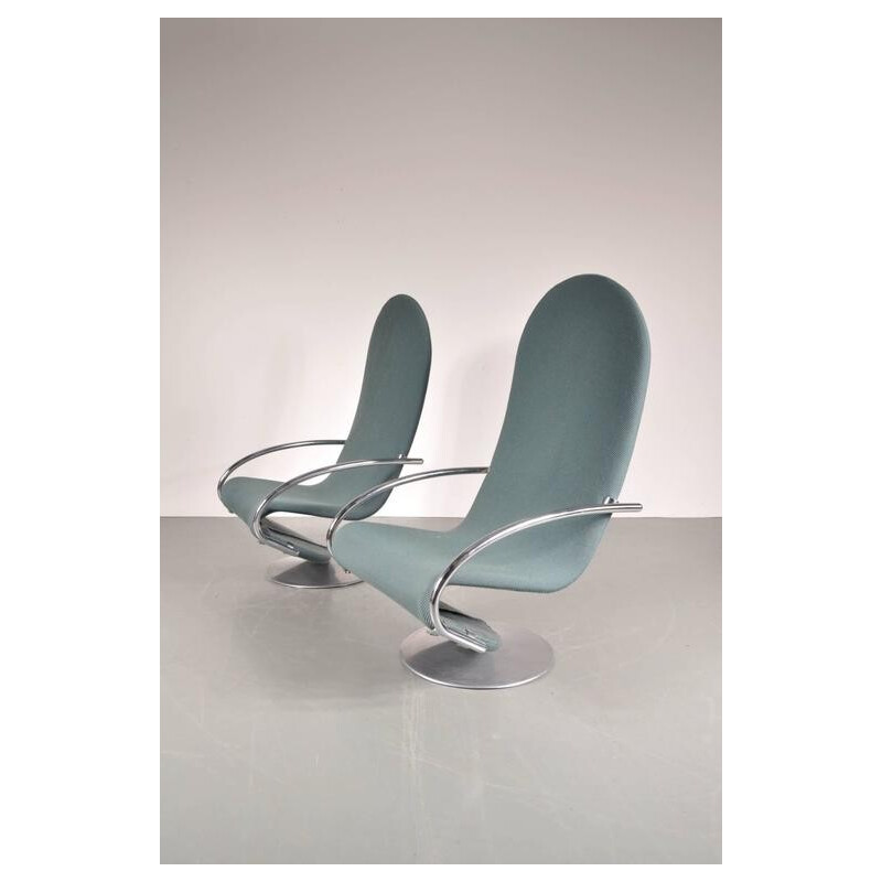 Paire de fauteuils "1-2-3" par Verner PANTON - 1970