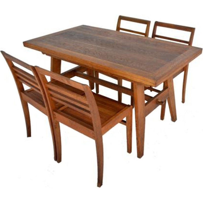 Dining set by René Gabriel - 1940s