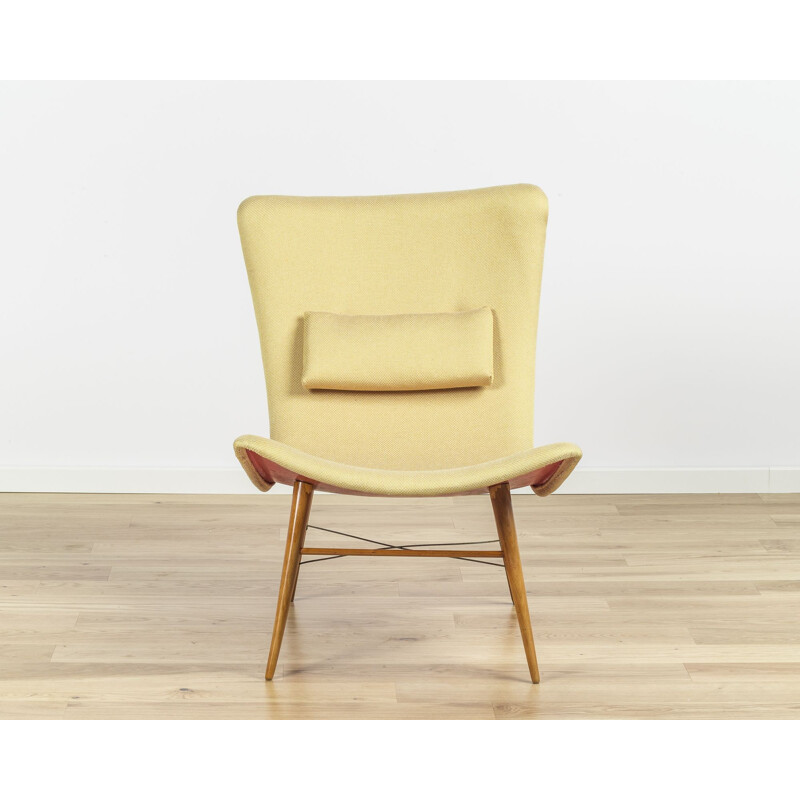 Fauteuil lounge par Miroslav Navrátil pour Cesky Nabytek - 1960