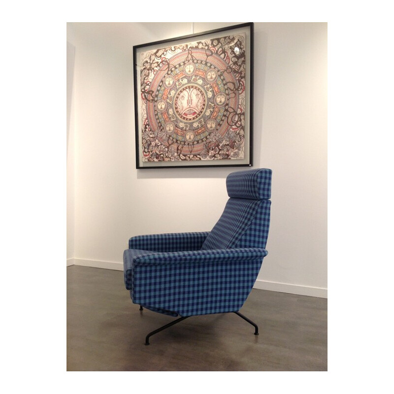 Vintage fabric armchair - 1960s