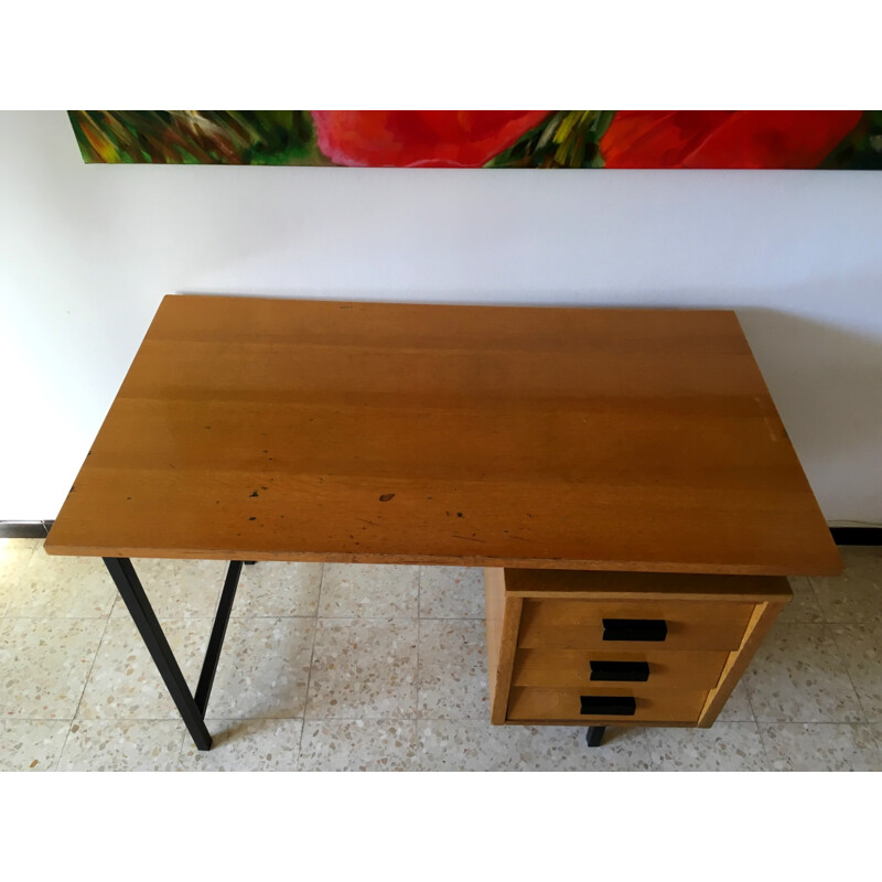 Bureau en bois de Pierre Paulin - 1950