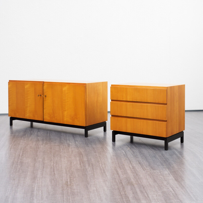 Vintage sideboard, Cherrywood, 1960s